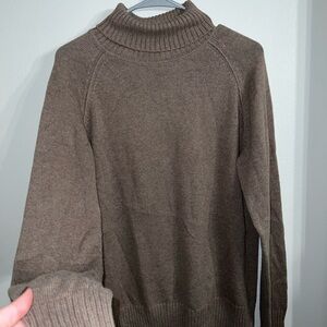JEANNE PIERRE Taupe Knit Sweater
